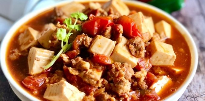 番茄豆腐料理