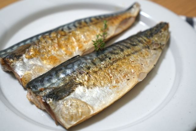 煎鯖魚